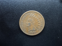 ÉTATS UNIS D'AMÉRIQUE : 1 CENT  1901   KM 90a   TB+ / TTB - 1859-1909: Indian Head