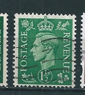 N° 253b  George VI -> Filigrane Renversé Timbre   Grande Bretagne 1951 Oblitéré Royaume-Uni - Usati