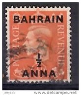BAHRAIN 1950 Overprint On GB Stamps KGVI 0.5a Used - Bahrein (...-1965)