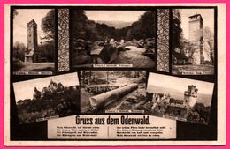 Gruss Aus Dem Odenwald - Multivues - Felsberg - Ruine - Merhbild - GERLING Und ERBES Nr. 1927 - Odenwald