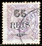 !										■■■■■ds■■ Zambezia 1902 AF#31ø 1902 Surcharges 65 On 20 Réis GERMAN POSTMARK (X6634) - Zambezië