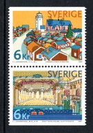 SWEDEN 2001 UNESCO World Heritage Sites / Världsarvet: Pair Of Stamps UM/MNH - Neufs