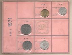 Italia - Serie Annuale In Confezione FDC 5 Monete - 1971 - Jahressets & Polierte Platten