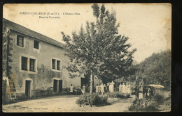 95 Val D'Oise Boissy L'Aillerie L'oiseau Bleu Sous Le Pommier Seyes Animée Carte Tachée - Boissy-l'Aillerie