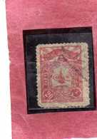 TURCHIA TURKÍA TURKEY IMPERO OTTOMANO EMPIRE OTTOMAN 1908 Tughra And Reshad Of Sultan Mohammed V 10pi USATO USED  OBLIT - Used Stamps