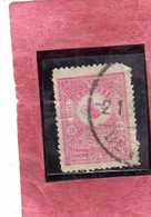 TURCHIA TURKÍA TURKEY IMPERO OTTOMANO EMPIRE OTTOMAN 1908 Tughra And Reshad Of Sultan Mohammed V 10pi USATO USED  OBLIT - Used Stamps