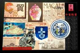 Macao Macau China Chinese & Portuguese Ceramics 2000 Ceramic Portugal Art Antique (ms) MNH *odd Shape *unusual - Ungebraucht