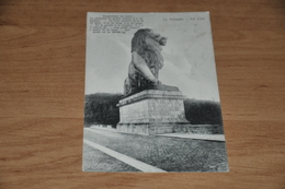 1077- La Gileppe, Le Lion - 1907 - Gileppe (Barrage)