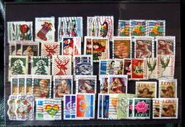 USA - Batch Of 56 Stamps With The Thema Of Christmas, Greetings And Love  (used) - Usati