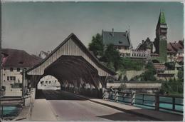 Bremgarten - Holzbrücke, Animee - Photoglob - Bremgarten