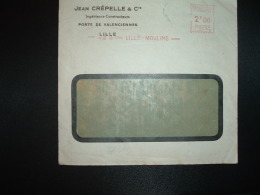 LETTRE EMA C. 2179 à 2F00 Du I III 45 LILLE MOULINS(59) JEAN CREPELLE & Cie Ingénieurs Constructeurs 1ER JOUR TARIF  - ....-1700: Vorläufer