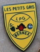 LES PETITS GRIS - LPG - CLUB DE PETANQUE - BERNEX - GENEVE - SUISSE - BOULE - RASINS  -            (ROSE) - Boule/Pétanque