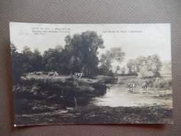 SALON DE 1911 - PAUL COLIN - LES BORDS DE L'EURE A GARENNES - R14601 - Pittura & Quadri