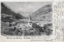 GRUSS AUS GSTEIG → Alte Und Seltene Karte Anno 1903  ►RRR◄ - Gsteig Bei Gstaad