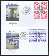 Denmark 1987, Europa - CEPT;  Set Of 2 In Block Of 4 On FDC - 1987