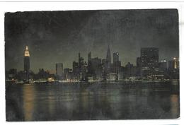 U.S.A. Stati Uniti D’America New York City Glittering Panorama Of Midtown Fun City Viaggiata 1970 - Panoramische Zichten, Meerdere Zichten