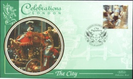 LONDON CELEBRATIONS-CARNIVAL-LORD MAYOR'S SHOW-THE CITY-SPECIAL COVER-GREAT BRITAIN-1998-BX1-378 - Carnival