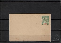 CTN27COL- CONGO FRANCAIS ENV. 5c 107x70mm CHARNIERES AU VERSO - Autres & Non Classés