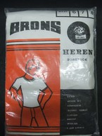 TEE-SHIRT BRONS Heren Borstrok Homme - Coton Taille 8 Dans Son Emballage - 1940-1970 ...
