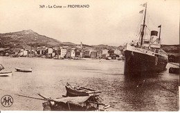 CORSE - CORSICA - LE PAQUEBOT "LIAMONE" (1905/1932) Au Port De PROPRIANO - Cie FRAISSINET - Sonstige & Ohne Zuordnung