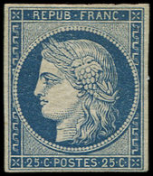 (*) EMISSION DE 1849 4    25c. Bleu, Frais Et TB - 1849-1850 Ceres
