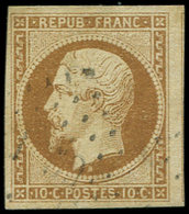 PRESIDENCE 9    10c. Bistre-jaune, Obl. PC Léger, Filet De Voisin à Droite, TTB - 1852 Luis-Napoléon