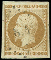 PRESIDENCE 9    10c. Bistre-jaune, Oblitération Légère, TTB - 1852 Luigi-Napoleone