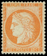 (*) SIEGE DE PARIS 38   40c. Orange, TB - 1870 Assedio Di Parigi