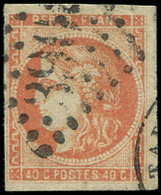 EMISSION DE BORDEAUX 48   40c. Orange, Nuance Claire, Obl. GC 390( ), TB. C - 1870 Bordeaux Printing