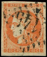 EMISSION DE BORDEAUX 48   40c. Orange, Obl. GC 2145A, TB - 1870 Bordeaux Printing