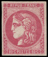 * EMISSION DE BORDEAUX 49   80c. Rose, Frais Et TB. C - 1870 Bordeaux Printing