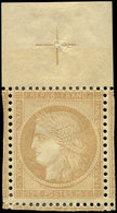 * CERES DENTELE 59   15c. Bistre, Bdf Avec CROIX De REPERE Et TOUS Les Voisins, Superbe - 1849-1876: Periodo Classico