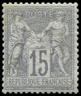 (*) TYPE SAGE 66   15c. Gris, Gno, TB - 1876-1878 Sage (Type I)