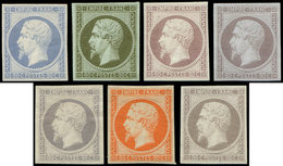 (*) ESSAIS  17 : 80c., 7 Couleurs Différentes Dont Orange Et Vert-bronze Sur Vert, TB, Cote Maury - Other & Unclassified