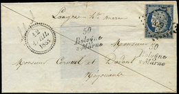 Let OBLITERATIONS PAR DEPARTEMENTS 50/HAUTE MARNE N°4a Obl. PC 429 S. LSC Rabat Partiel, Cursive 50/BOLOGNE/S-MARNE Et D - Other & Unclassified