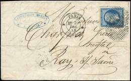 Let LETTRES DE PARIS N°14A Obl. Octogone De Points 3307 S. LAC, Càd T1355 29/12/59, I.21, TTB - 1849-1876: Periodo Classico