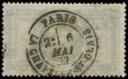 LETTRES DE PARIS N°33 Obl. Càd LA CHAPELLE-ST-DENIS 6/5/77, Défx, Aspect TB - 1849-1876: Classic Period