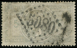 BUREAUX FRANCAIS A L'ETRANGER N°33 Obl. GC 5080 D'ALEXANDRIE, Défx, B/TB - 1849-1876: Periodo Classico