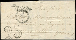 Let LETTRES ET OBLITERATIONS D'ALGERIE Cursive MERS-EL-KEBIR/ALGERIE S. LAC D'un Détenu Du Camp De St ANDRE, Dateur B 9/ - 1849-1876: Classic Period