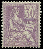 ** EMISSIONS DU XXème SIECLE 115   Mouchon, 30c. Violet, Bon Centrage, TB - Unused Stamps