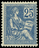 ** EMISSIONS DU XXème SIECLE 118   Mouchon, 25c. Bleu, TB - Unused Stamps