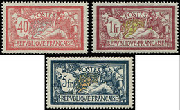 ** EMISSIONS DU XXème SIECLE 119, 121 Et 123 Merson, Tous Bien Centrés, TB - Unused Stamps