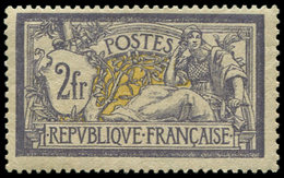 * EMISSIONS DU XXème SIECLE 122   Merson,  2f. Violet Et Jaune, Inf. Trace De Ch., TB - Unused Stamps