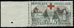 ** EMISSIONS DU XXème SIECLE 156   Infirmière, 15c. + 5c. Noir Et Rouge, Bdf, Très Bien Centré, TB - Unused Stamps