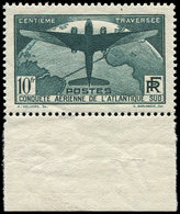 ** EMISSIONS DU XXème SIECLE 321   Atlantique Sud, 10f. Vert Foncé, Bdf, TB - Unused Stamps