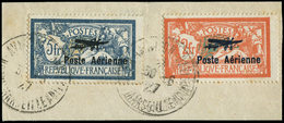 POSTE AERIENNE 1/2 2f. Et 5f. Obl. S. Fragt, Le 5f. Avec Variété "hauban Brisé", TB - 1927-1959 Nuovi