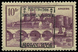 ** Poste Aérienne Militaire  10 : Angers, 10f. Violet, TB - Military Airmail