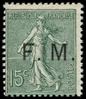 ** FRANCHISE MILITAIRE 3    15c. Vert-olive, TB - Military Postage Stamps