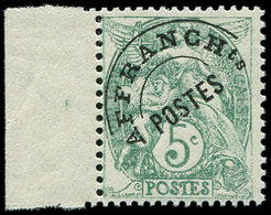 ** PREOBLITERES 41a Blanc, 5c. Vert, Surcharge à Plat, Bdf, TB - 1893-1947