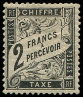 * TAXE 23   2f. Noir, TB. S - 1859-1959 Used